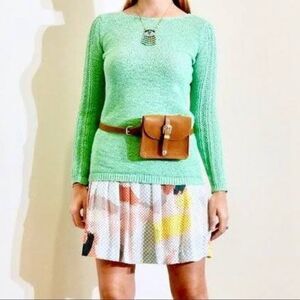 Rachel Zoe knitted mint green sweater